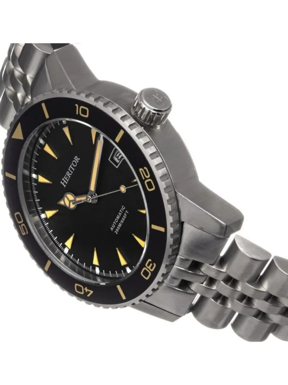 NWT Heritor Hurst Black Dial Automatic Men's Watch